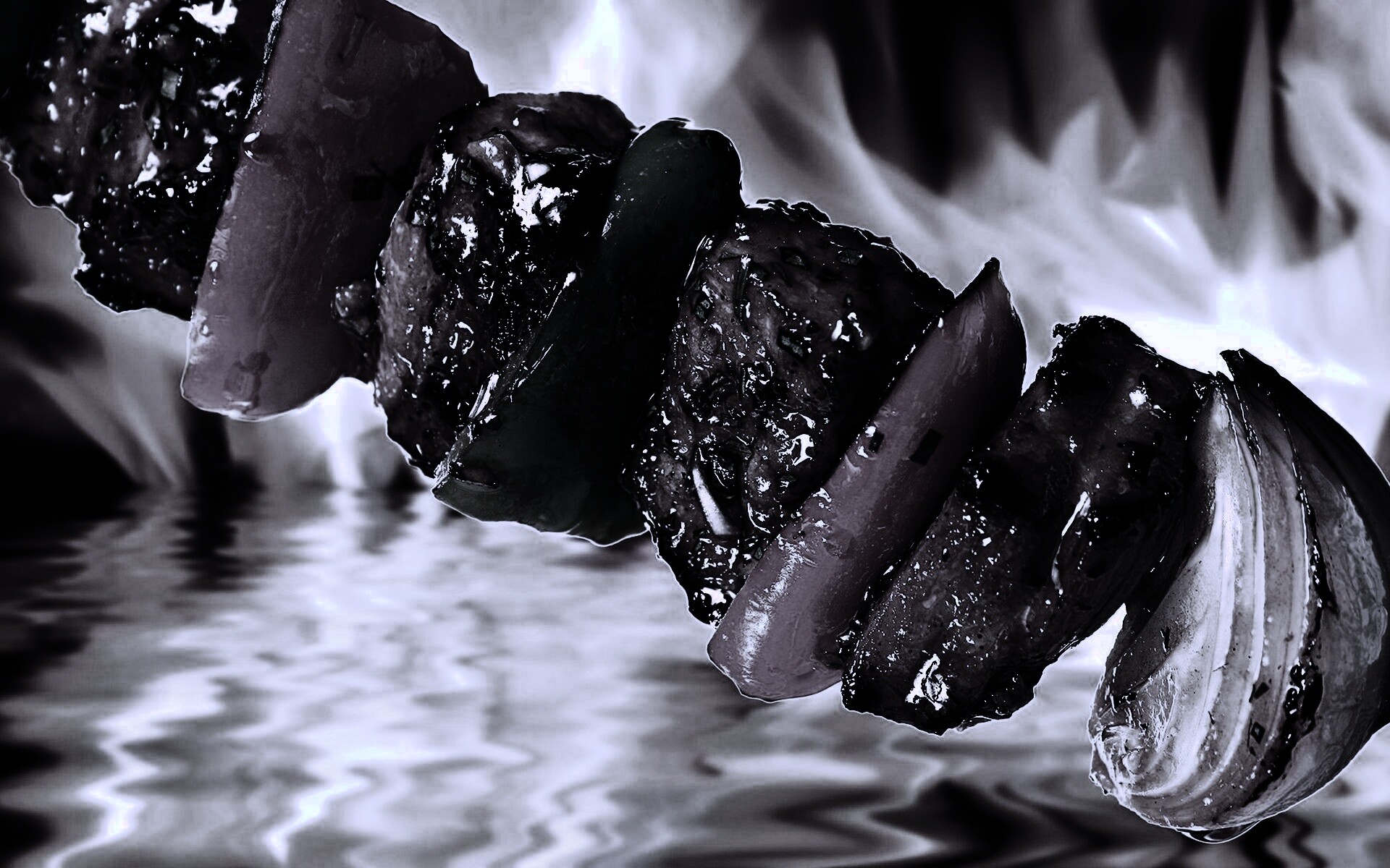 Сочный шашлычок обои