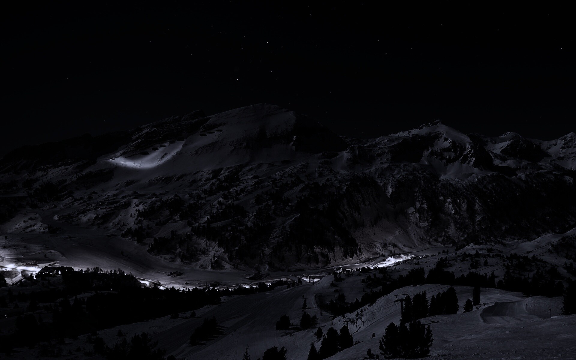 Горнолыжный курорт обои