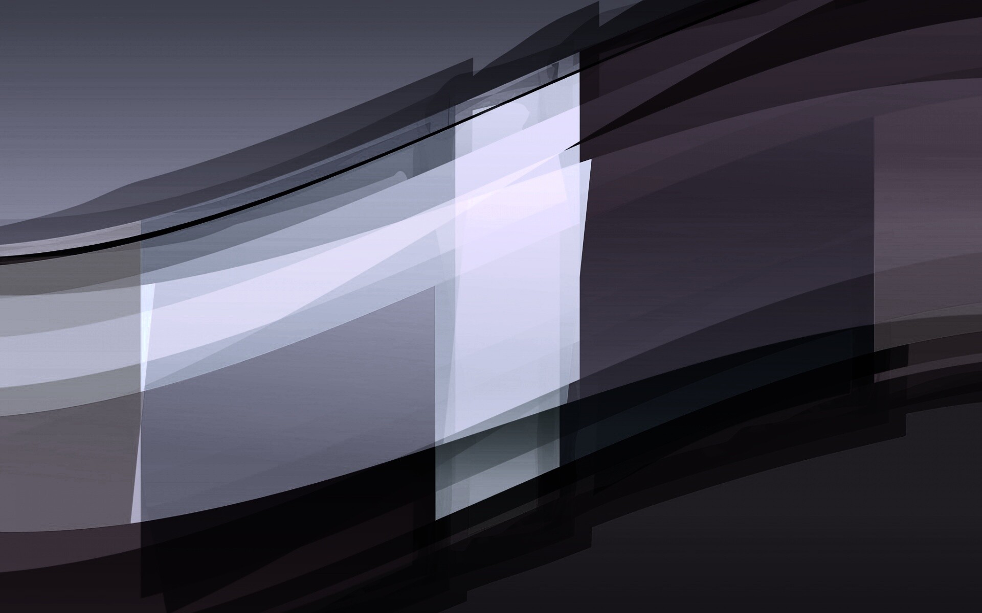 Волна из прозрасных цветных пластин обои