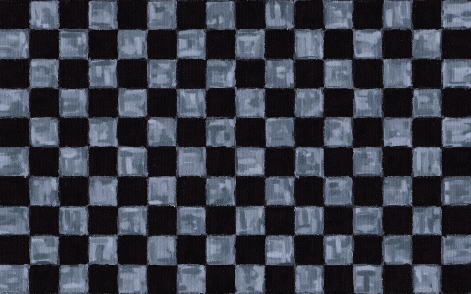 Рисованные красно-голубые клетки обои