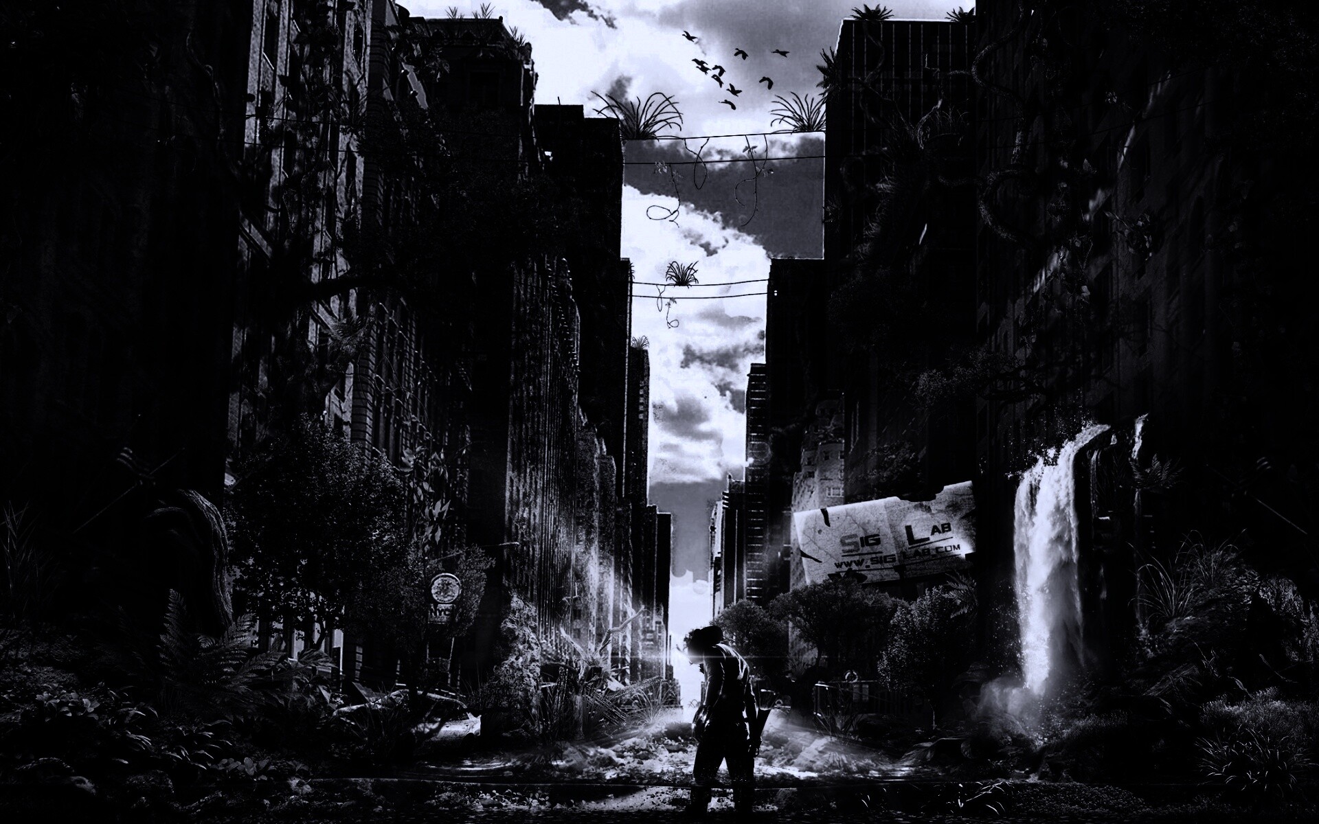 Постапокалиптический мир обои