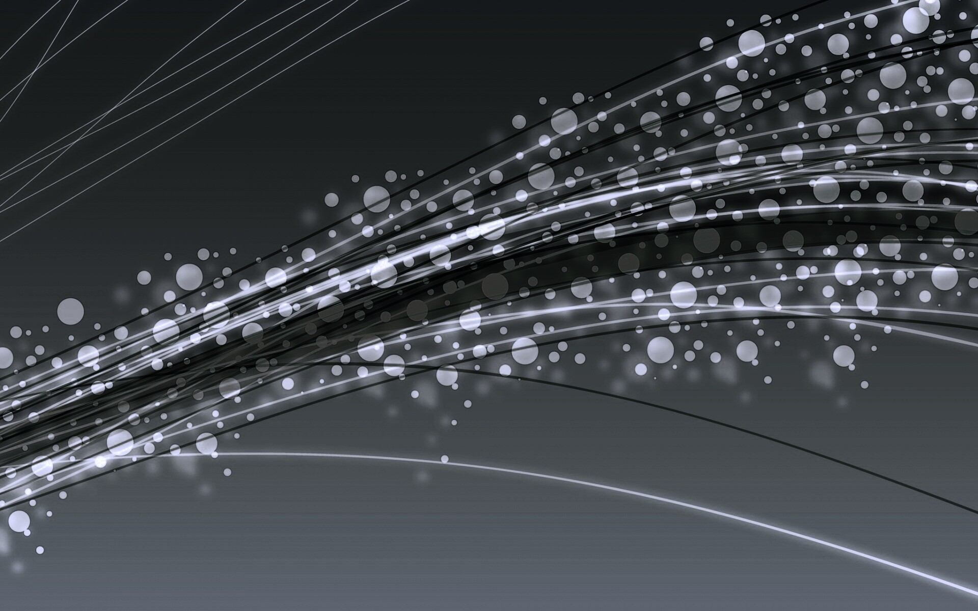 Пучок световых линий обои