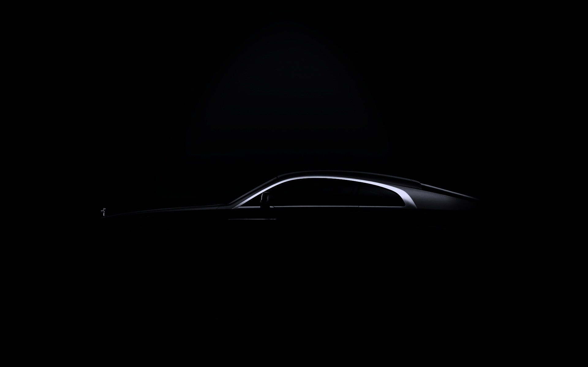 Силуэт Rolls Roys обои