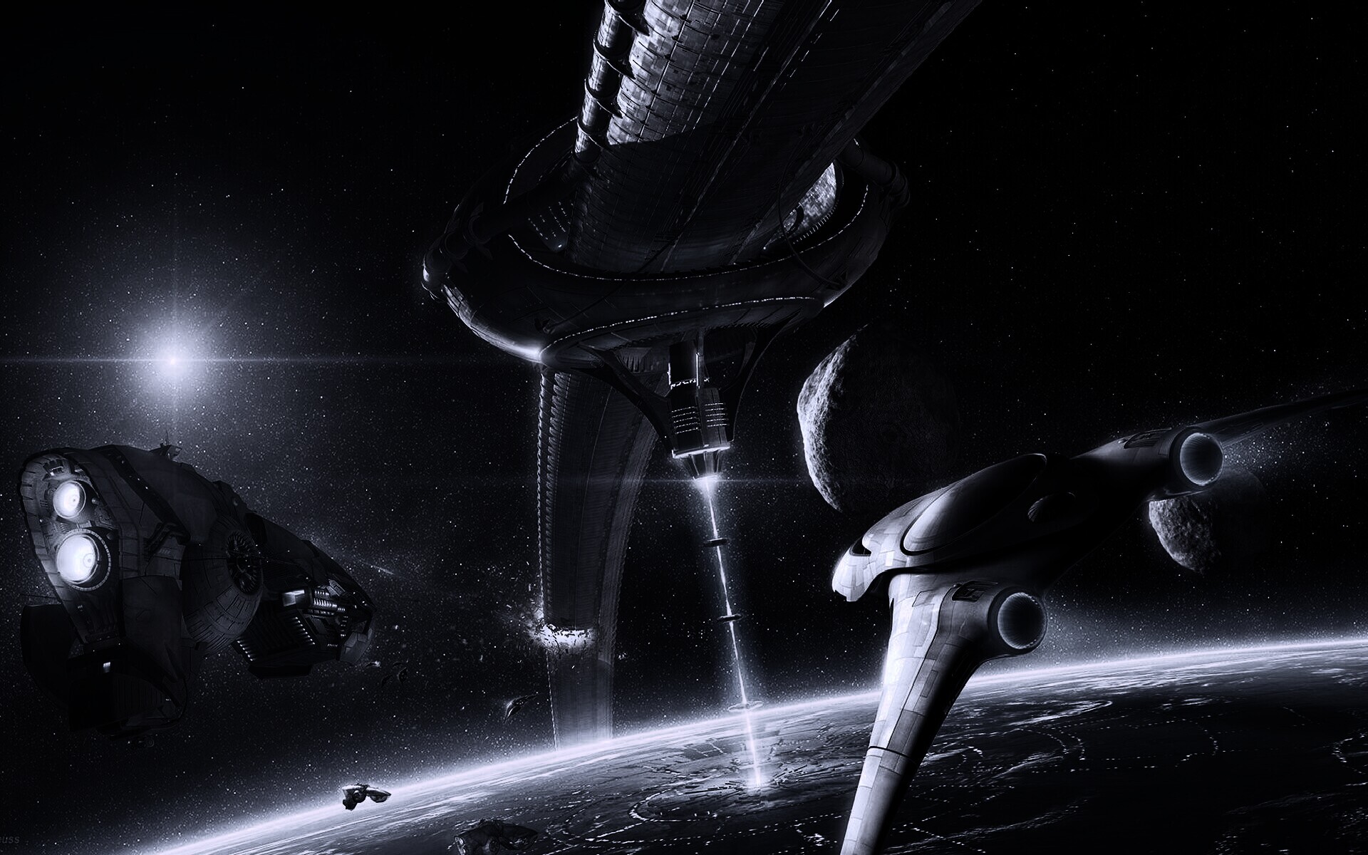 На орбите обои