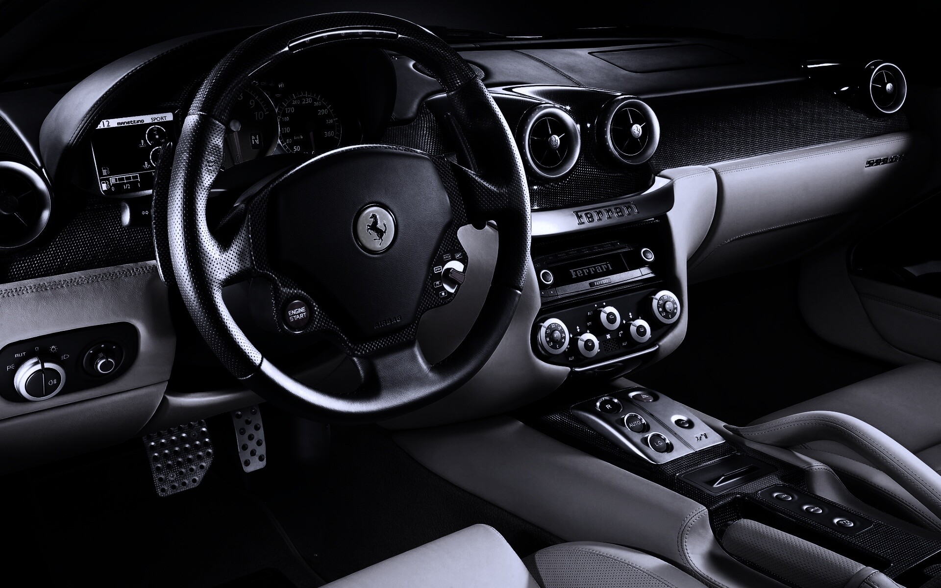 Салон феррари обои