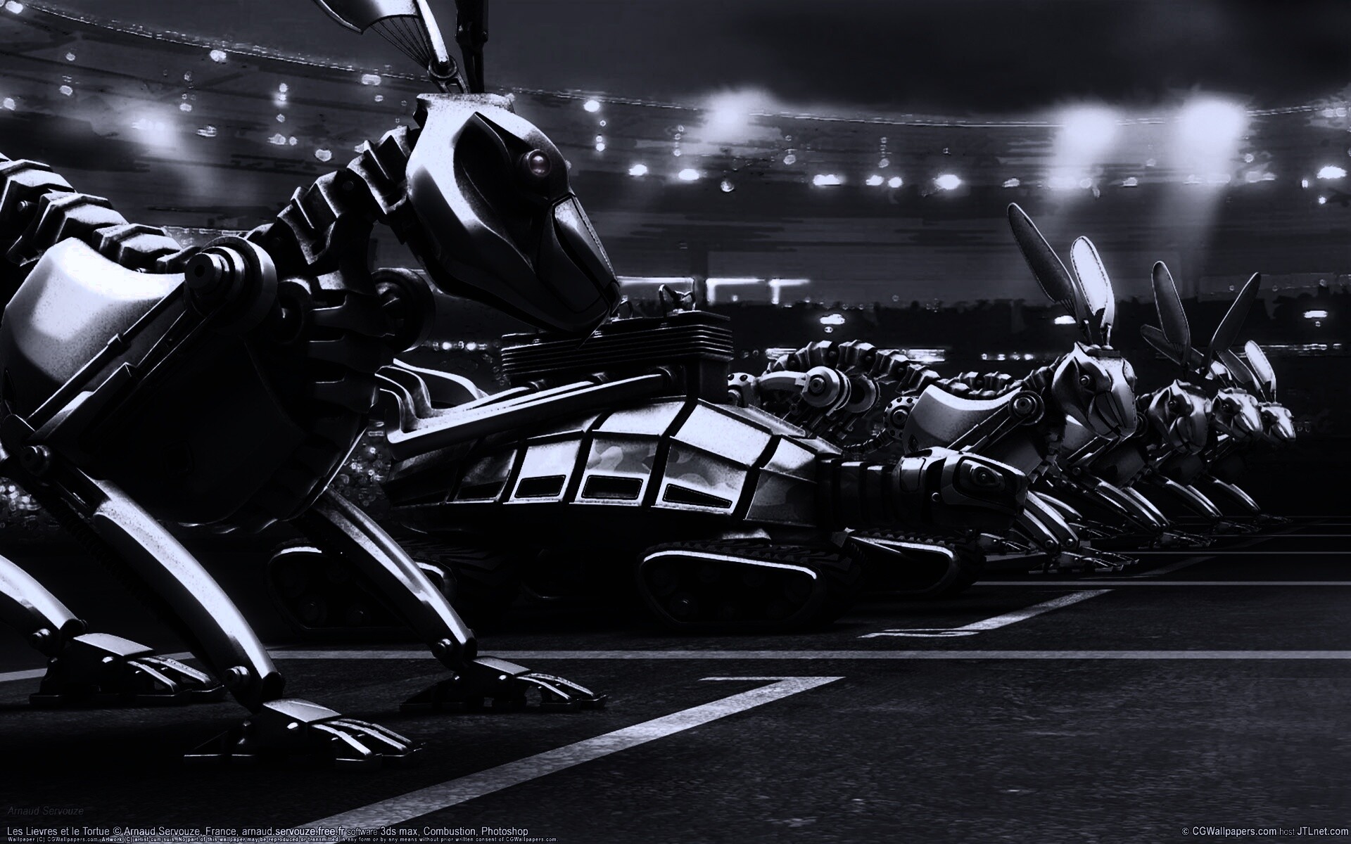 Роботы на старте обои