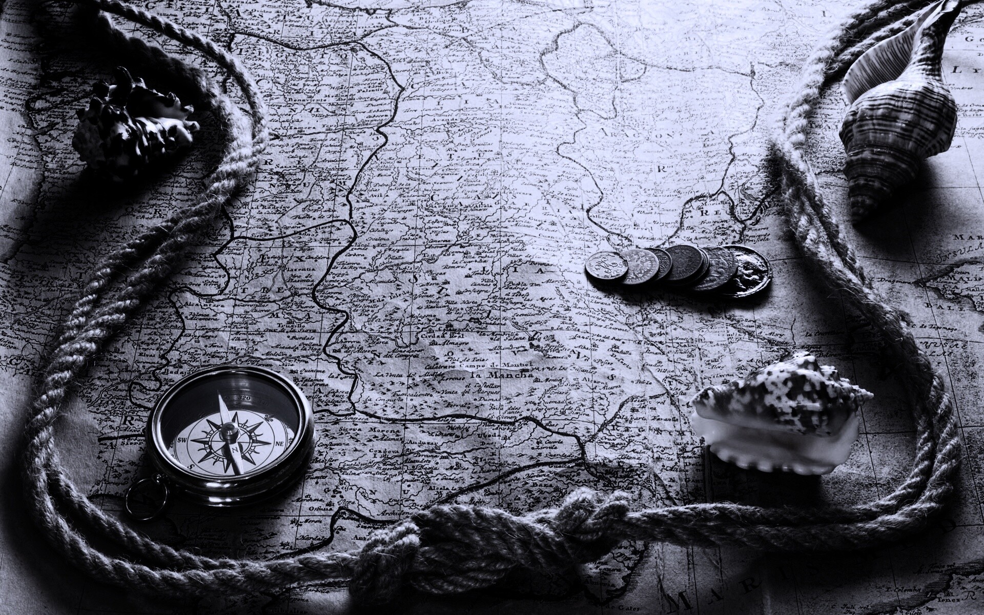 Древняя карта обои