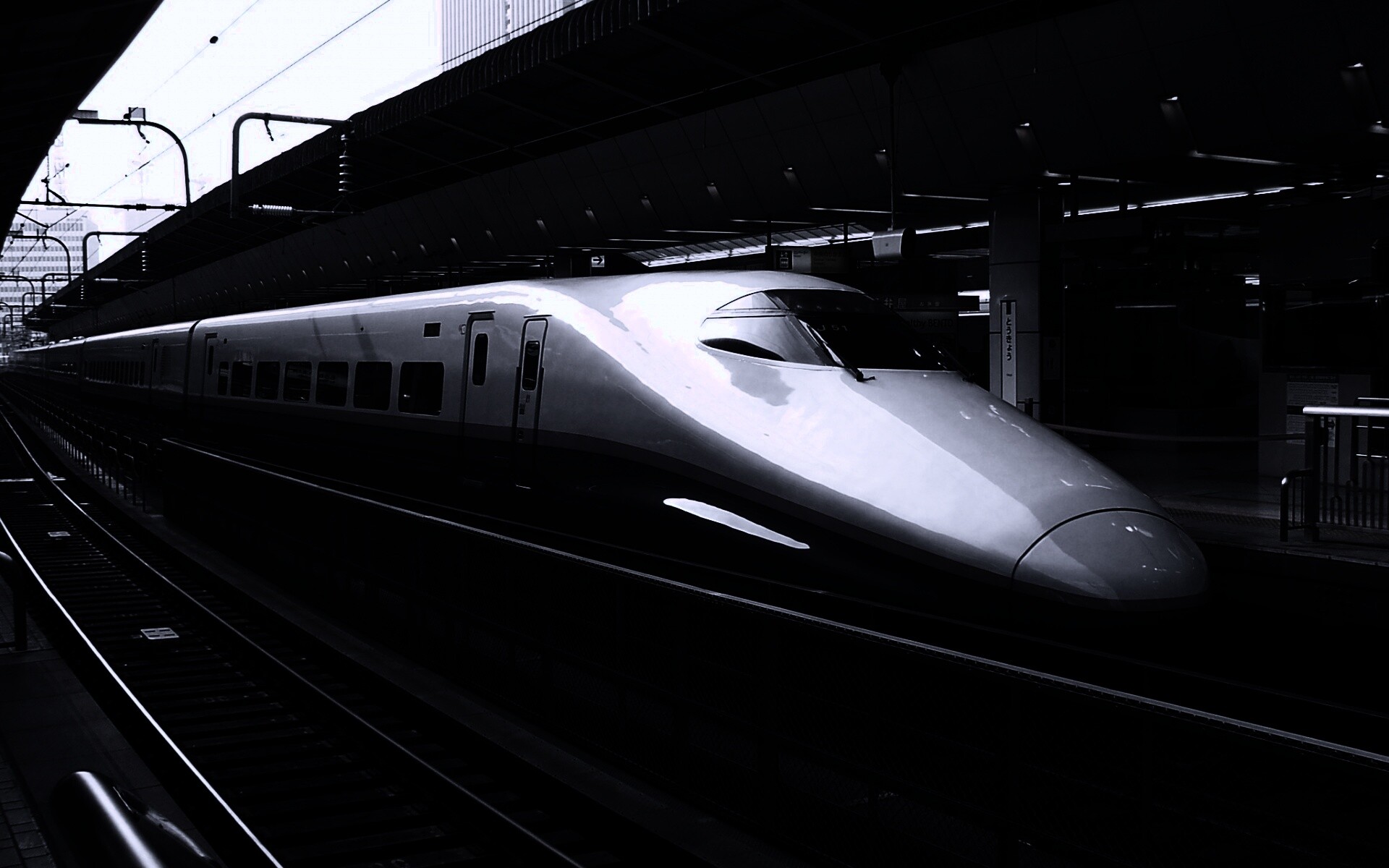 Модель скоростного поезда обои