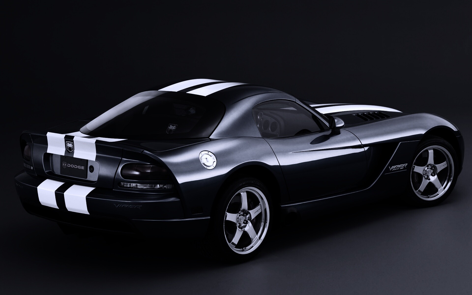 Синий Dodge Viper обои