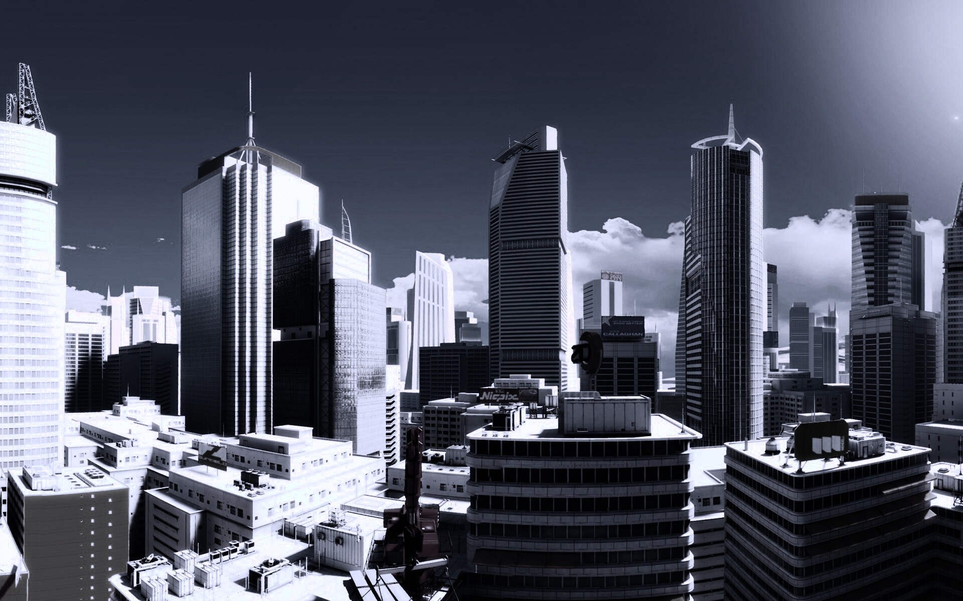 Город Mirrors Edge обои