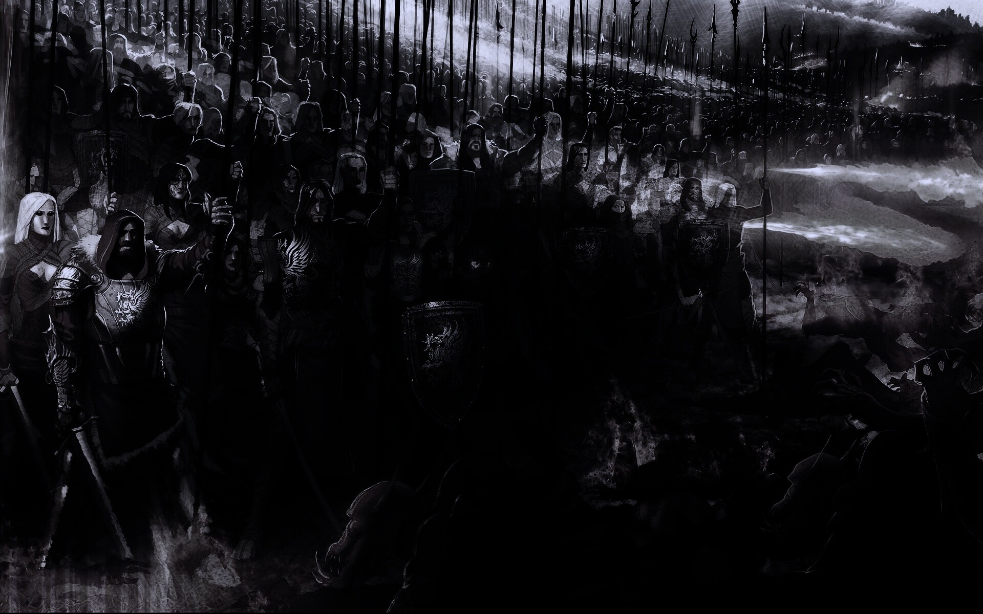 Борьба против порождений тьмы обои