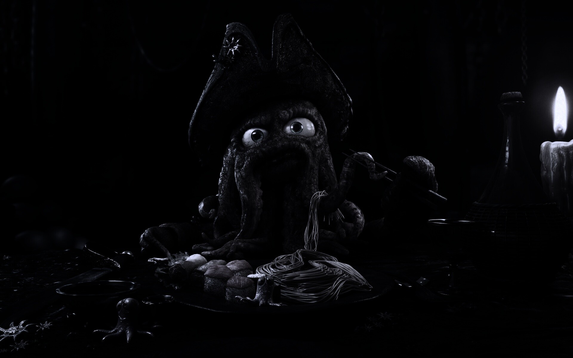 Мультяшный Дэви Джонс обои