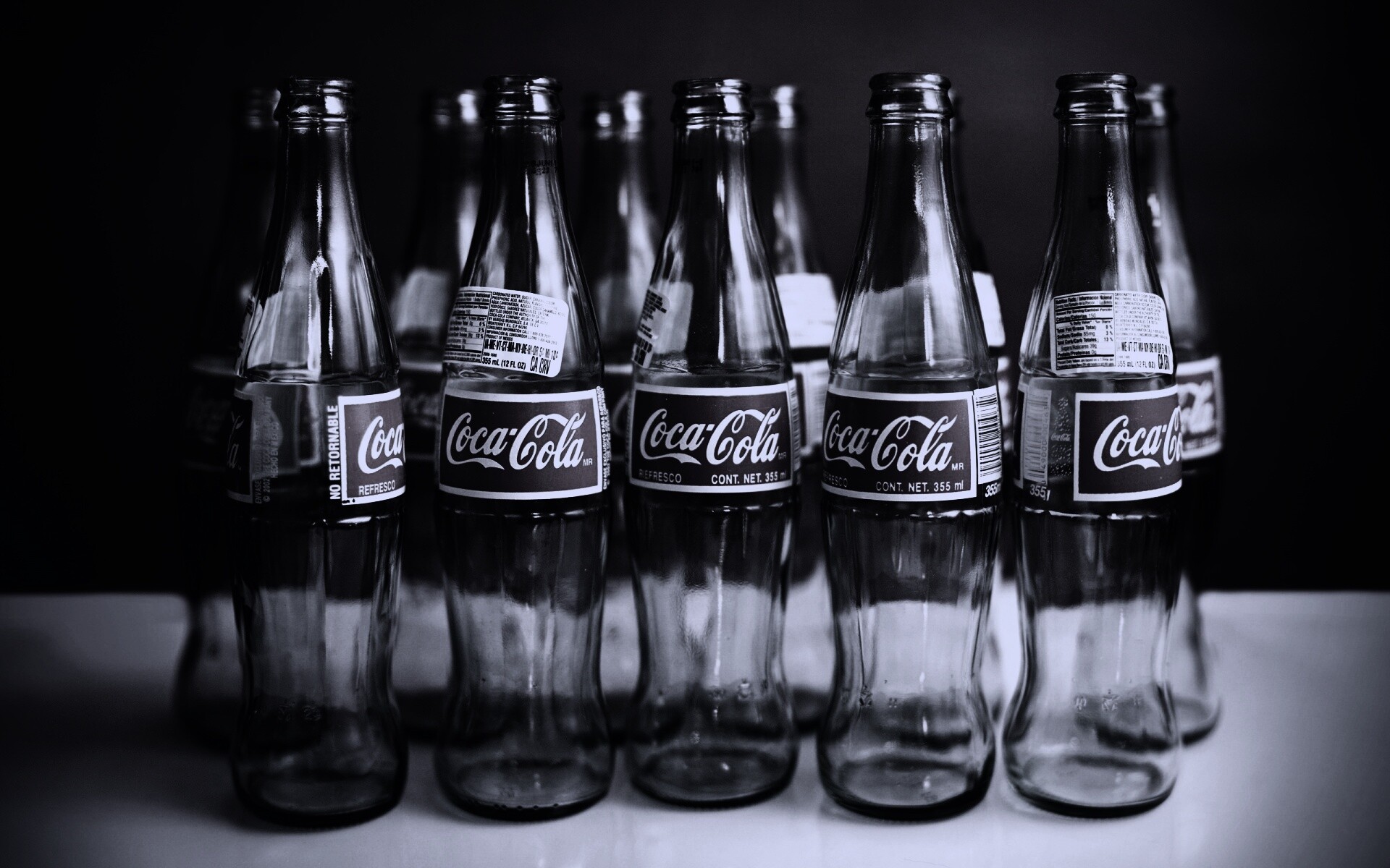 Бутылки Кока Колы обои
