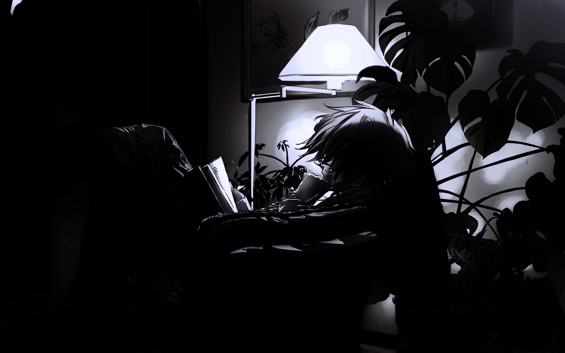 Парень с книжкой обои