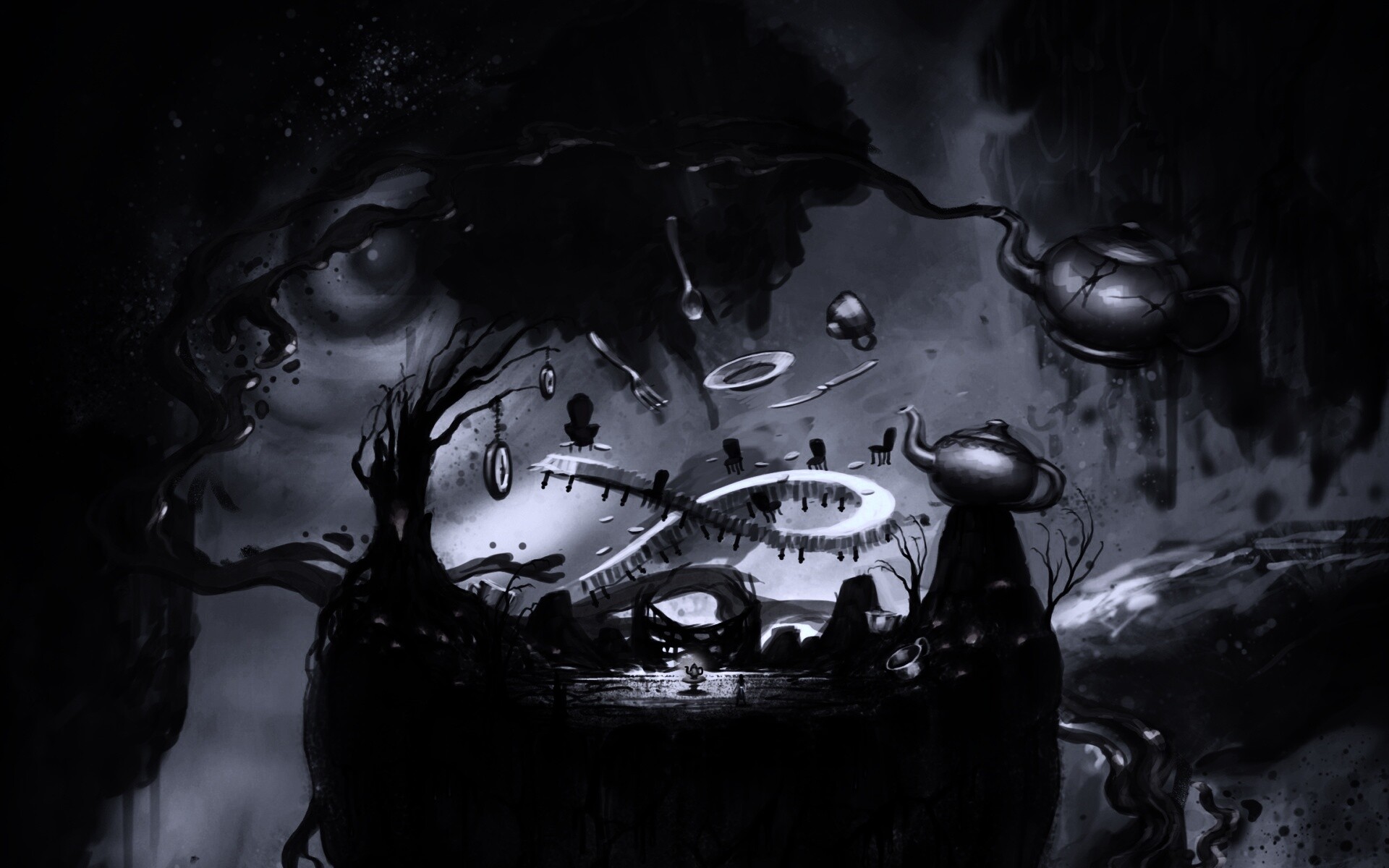 Алиса в стране чудес обои