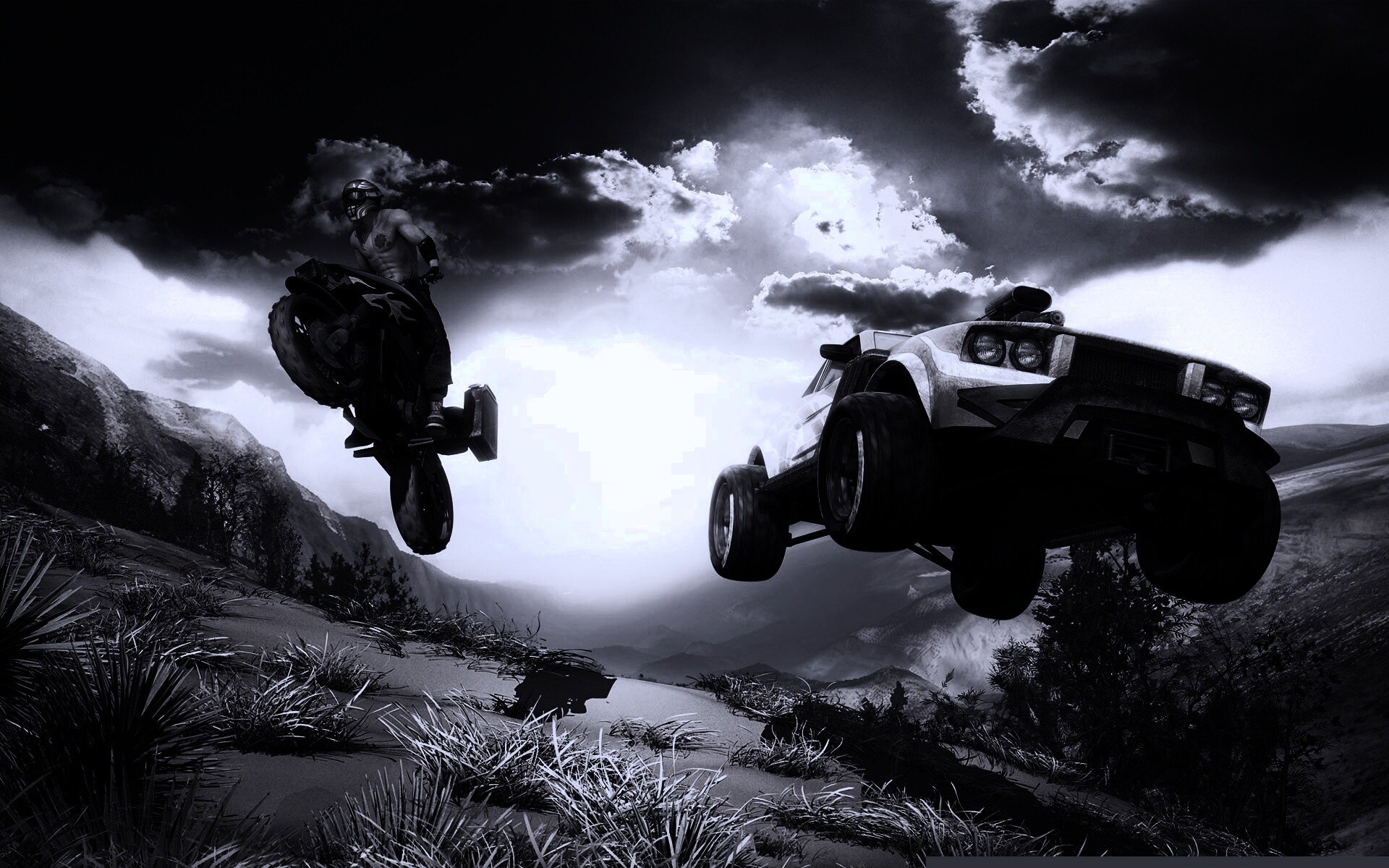 Гонки по пересеченной местности обои