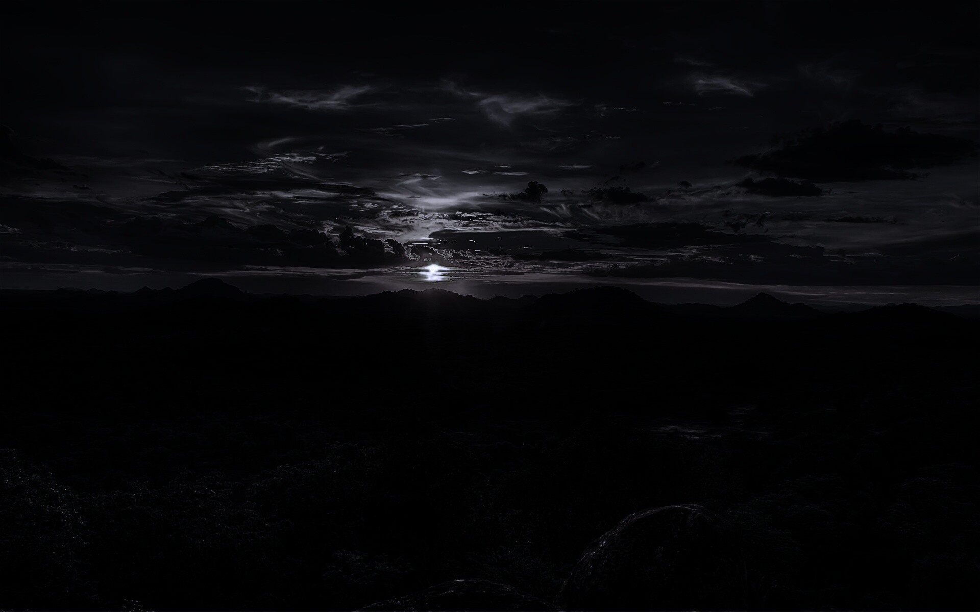 Закат в Африке обои