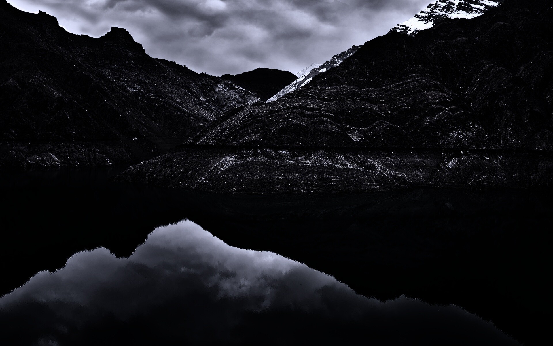 Горное озеро обои