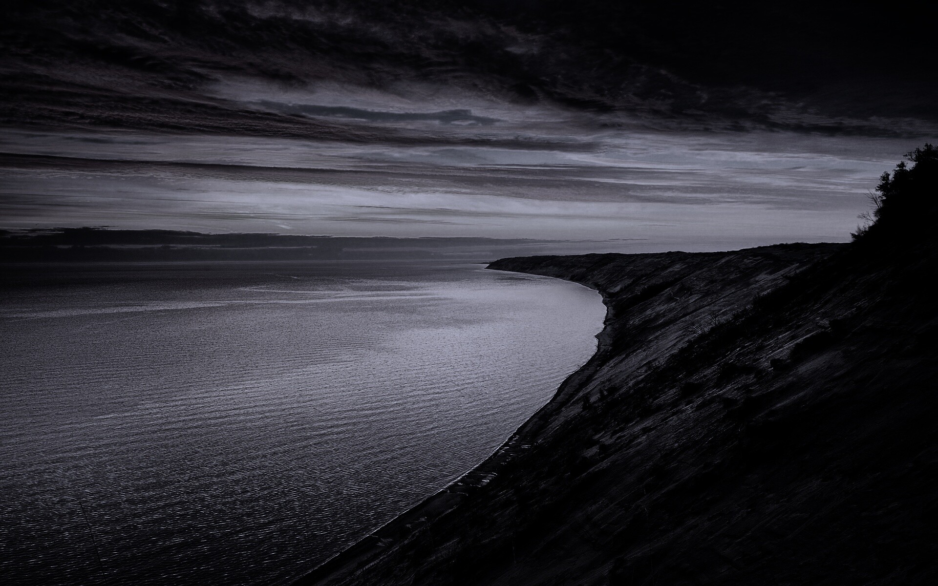 Море на закате обои