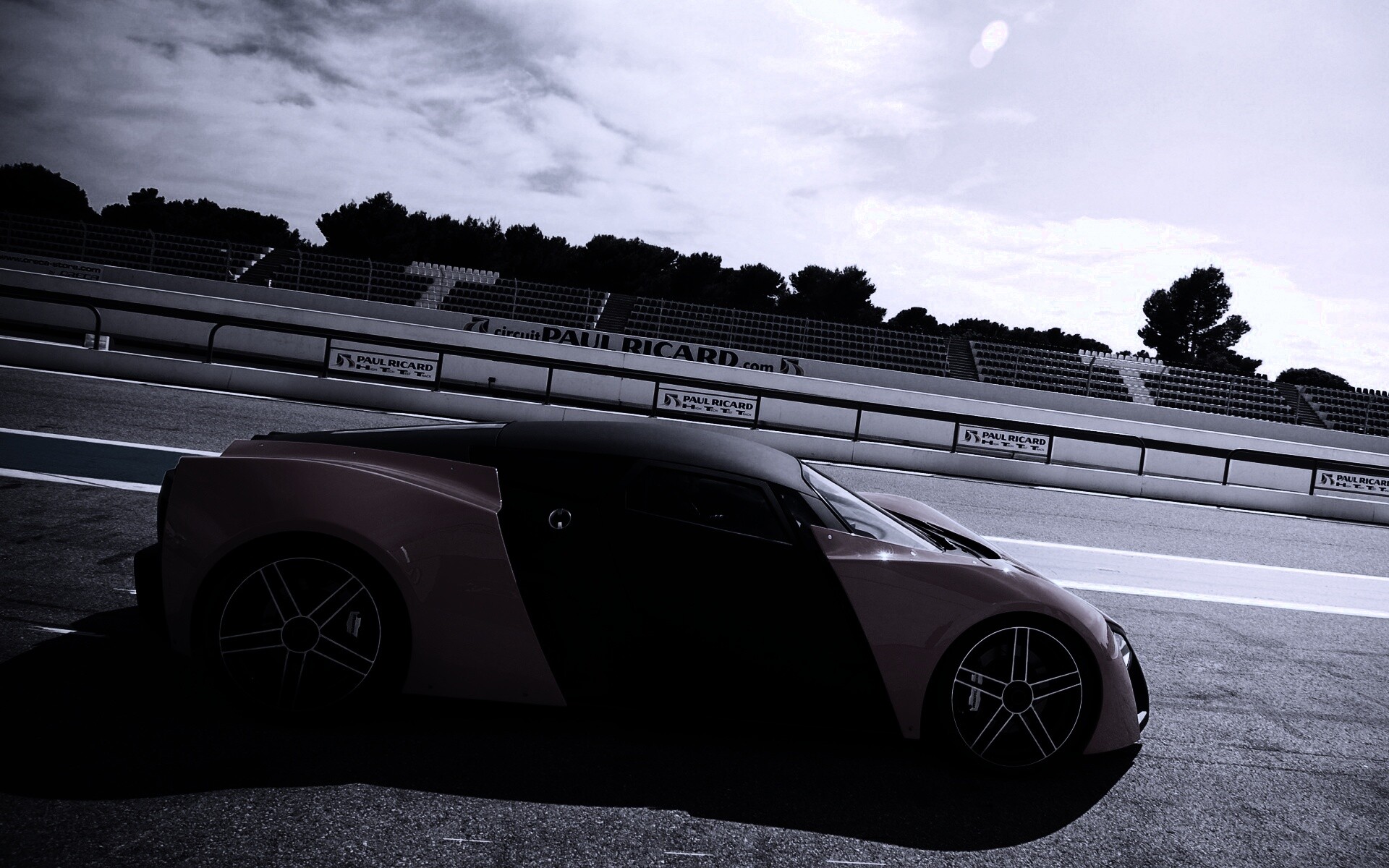 Marussia на треке обои