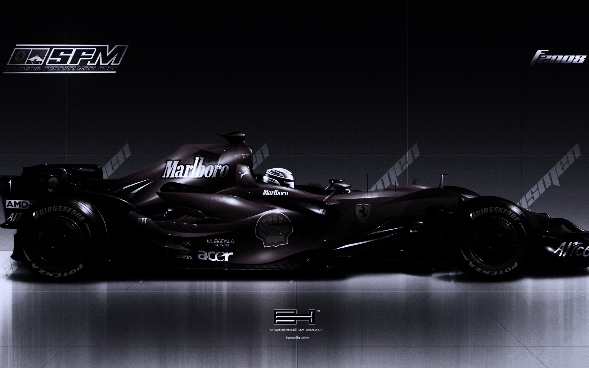 Болид Феррари обои