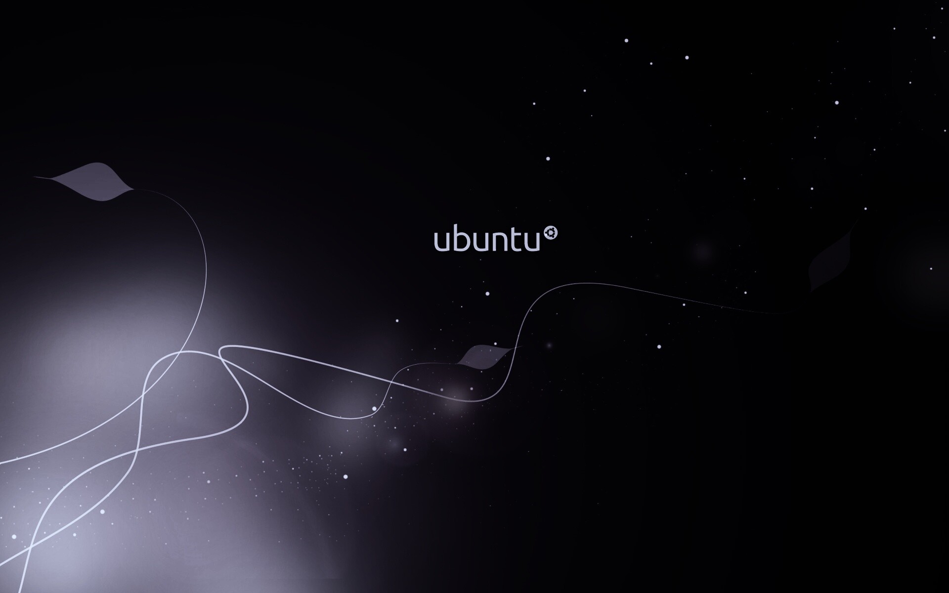 Сиреневые обои Ubuntu обои