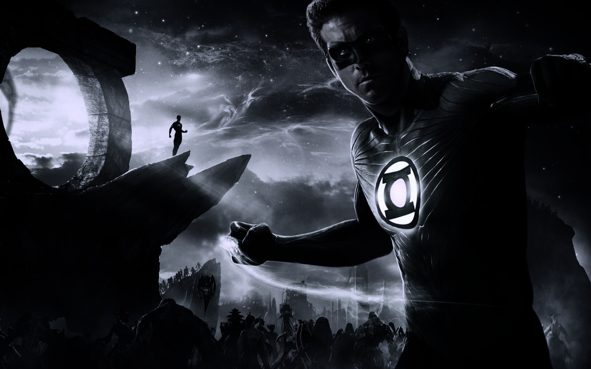 Зелёный фонарь обои