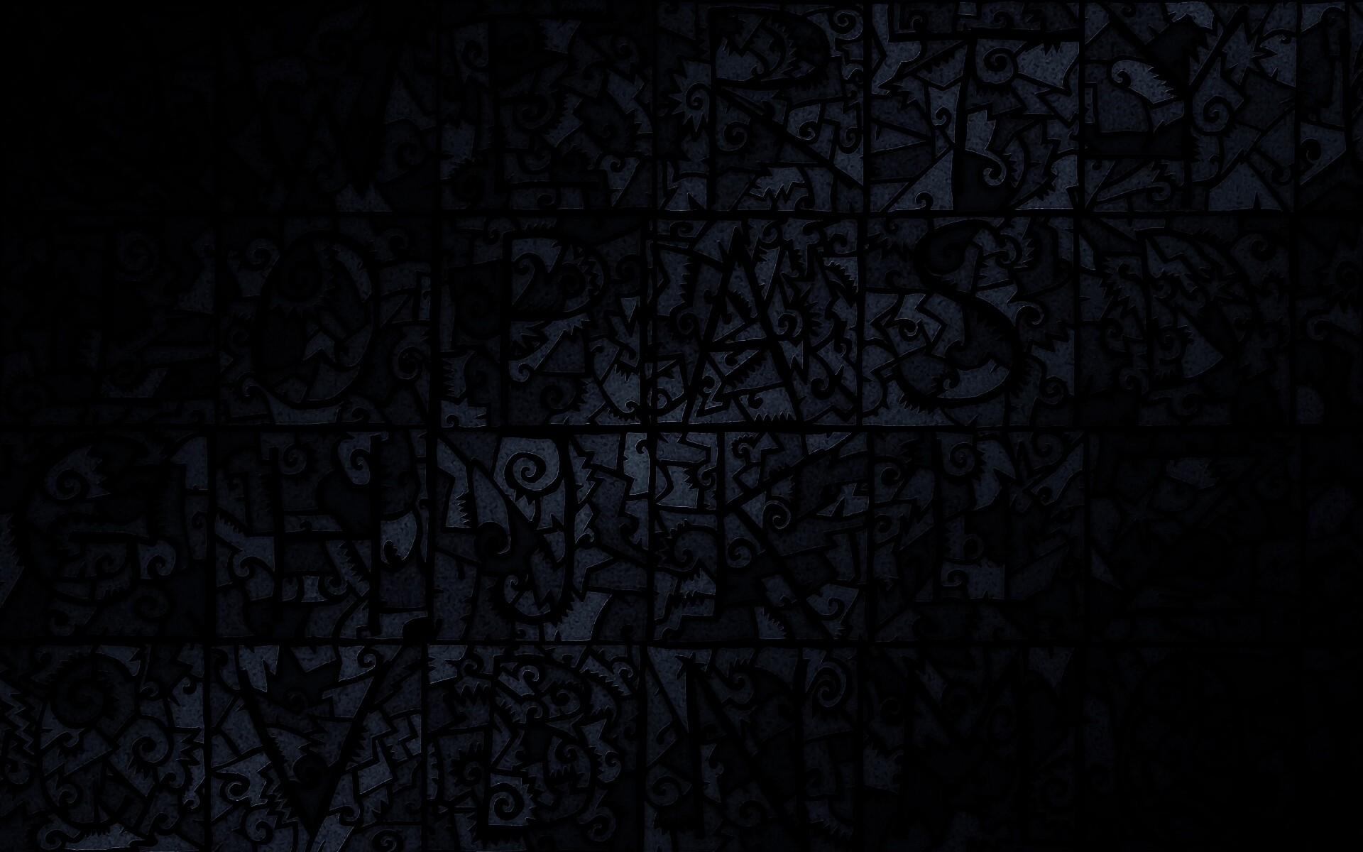 Витражные буквы обои