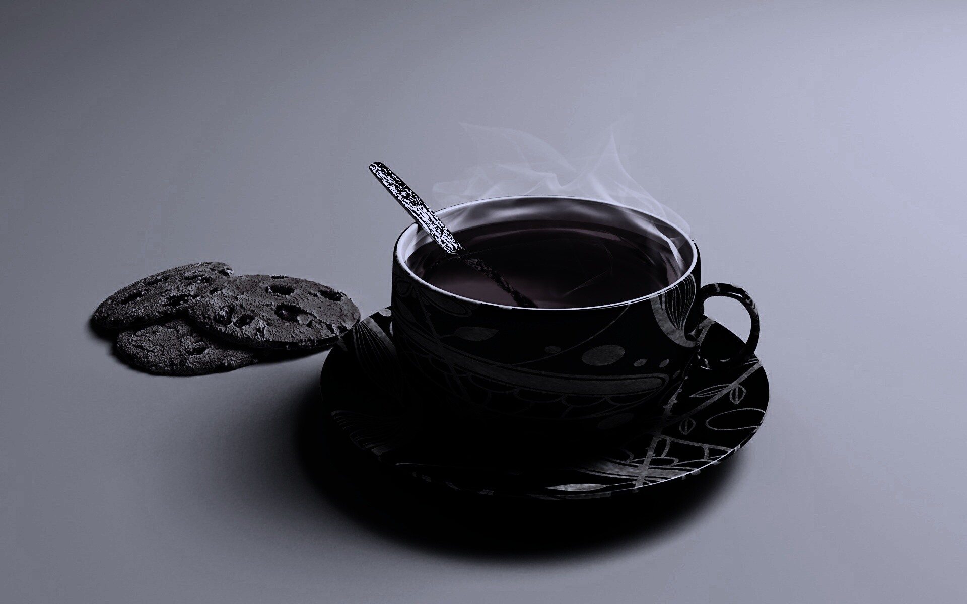 Чаек с печеньками обои