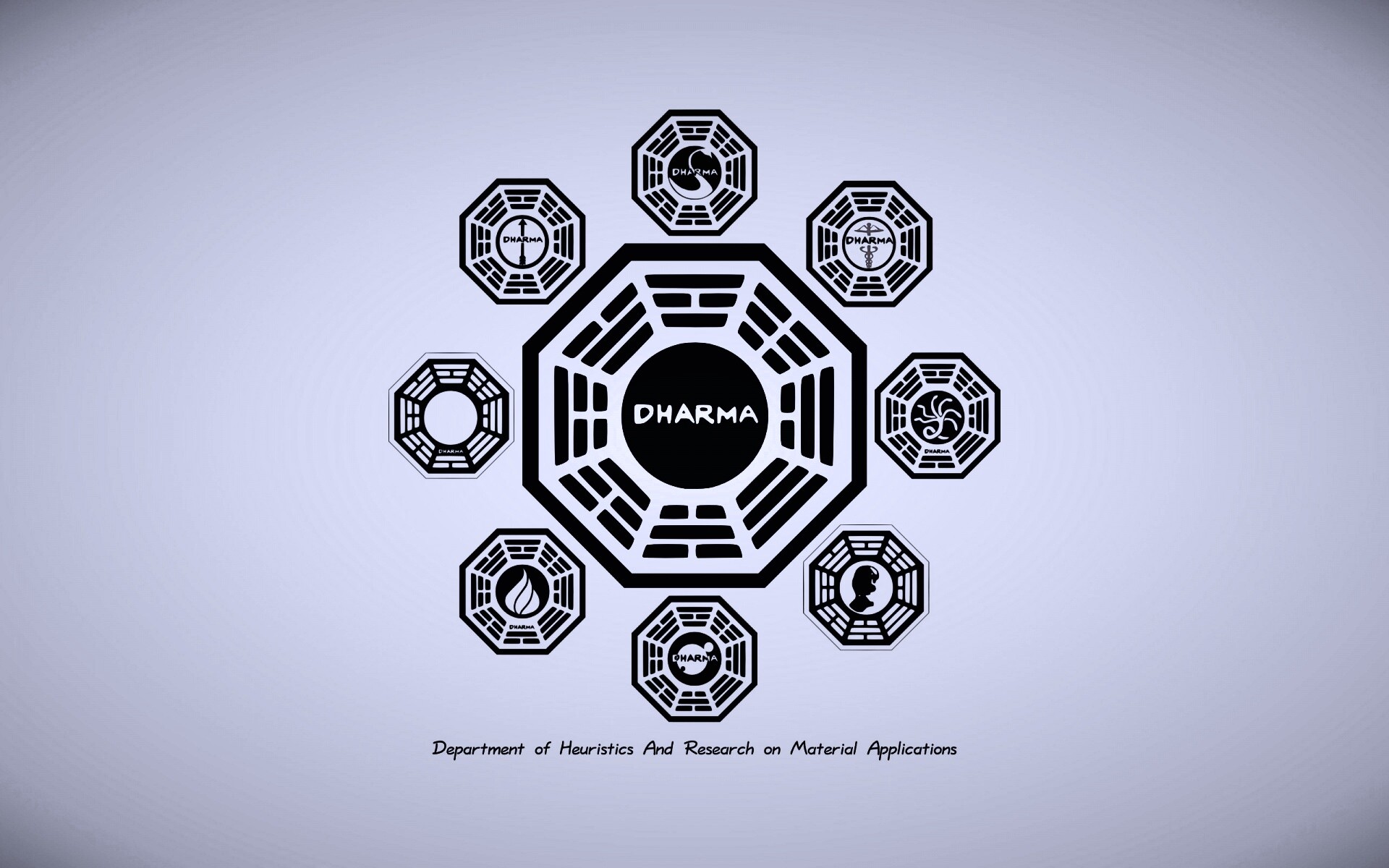 Логотипы станций Дхарма обои