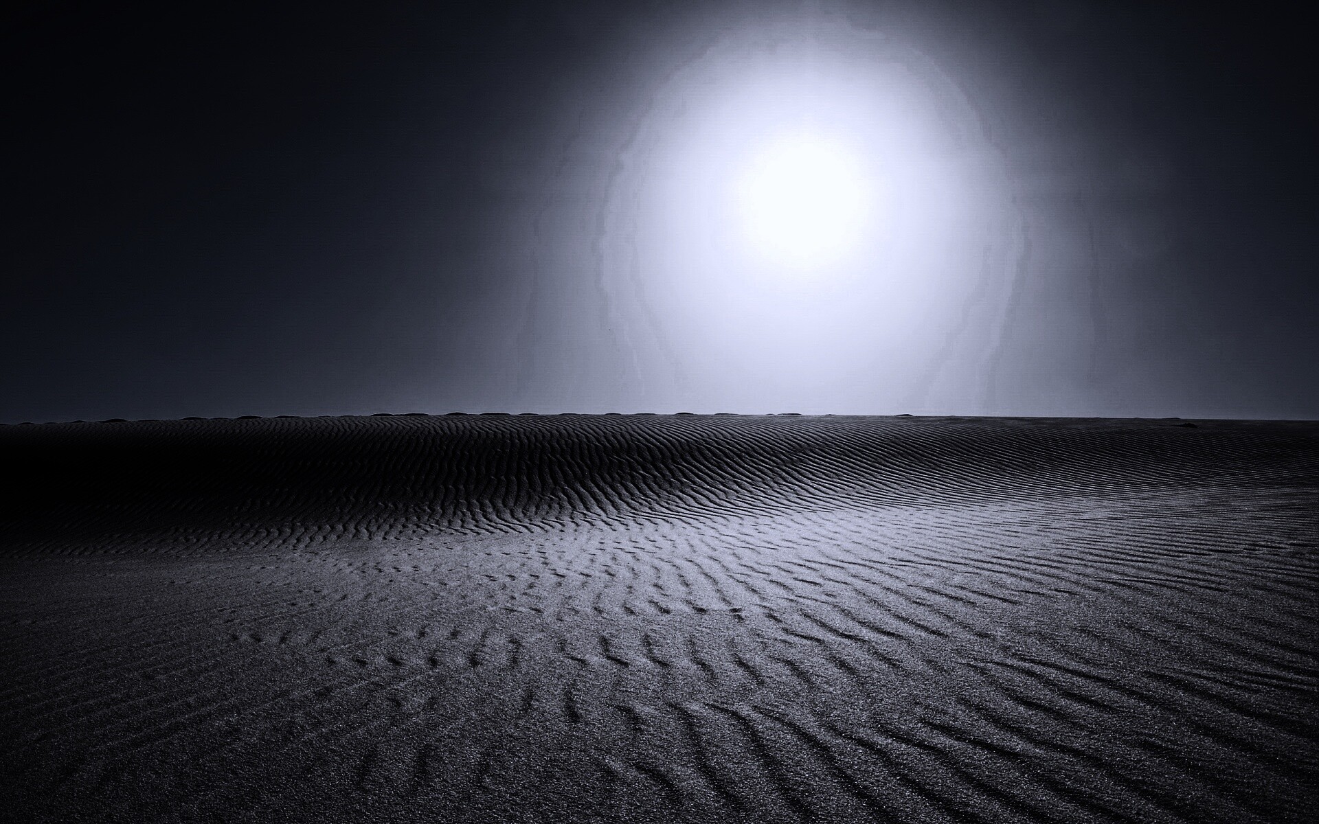 Пустыня до горизонта обои