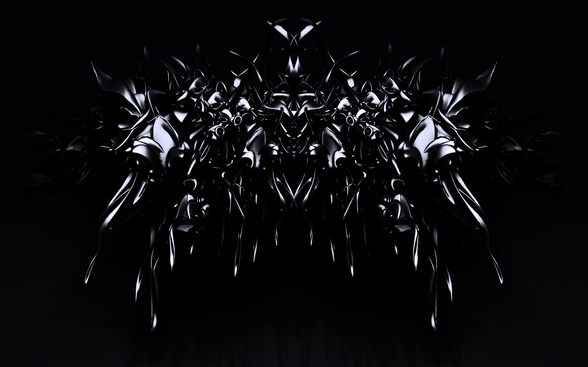 Страшная трехмерная абстракция обои