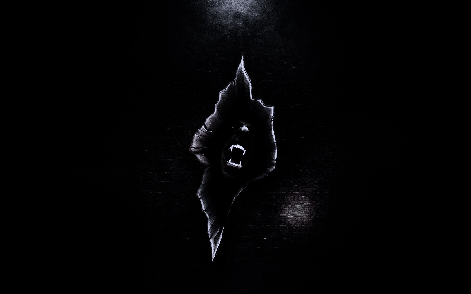 Монстр из ращелины обои