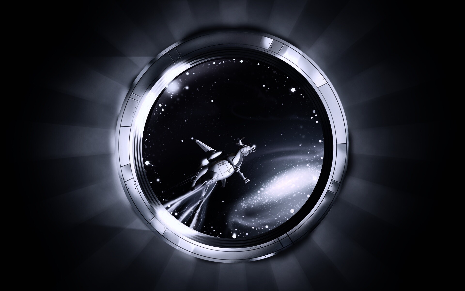 Космическая корова обои