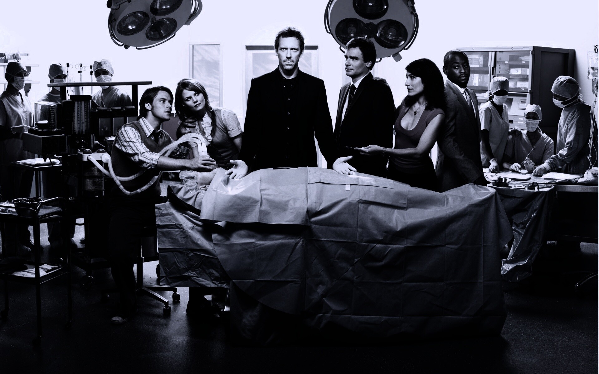 Герои сериала "Доктор Хаус" обои