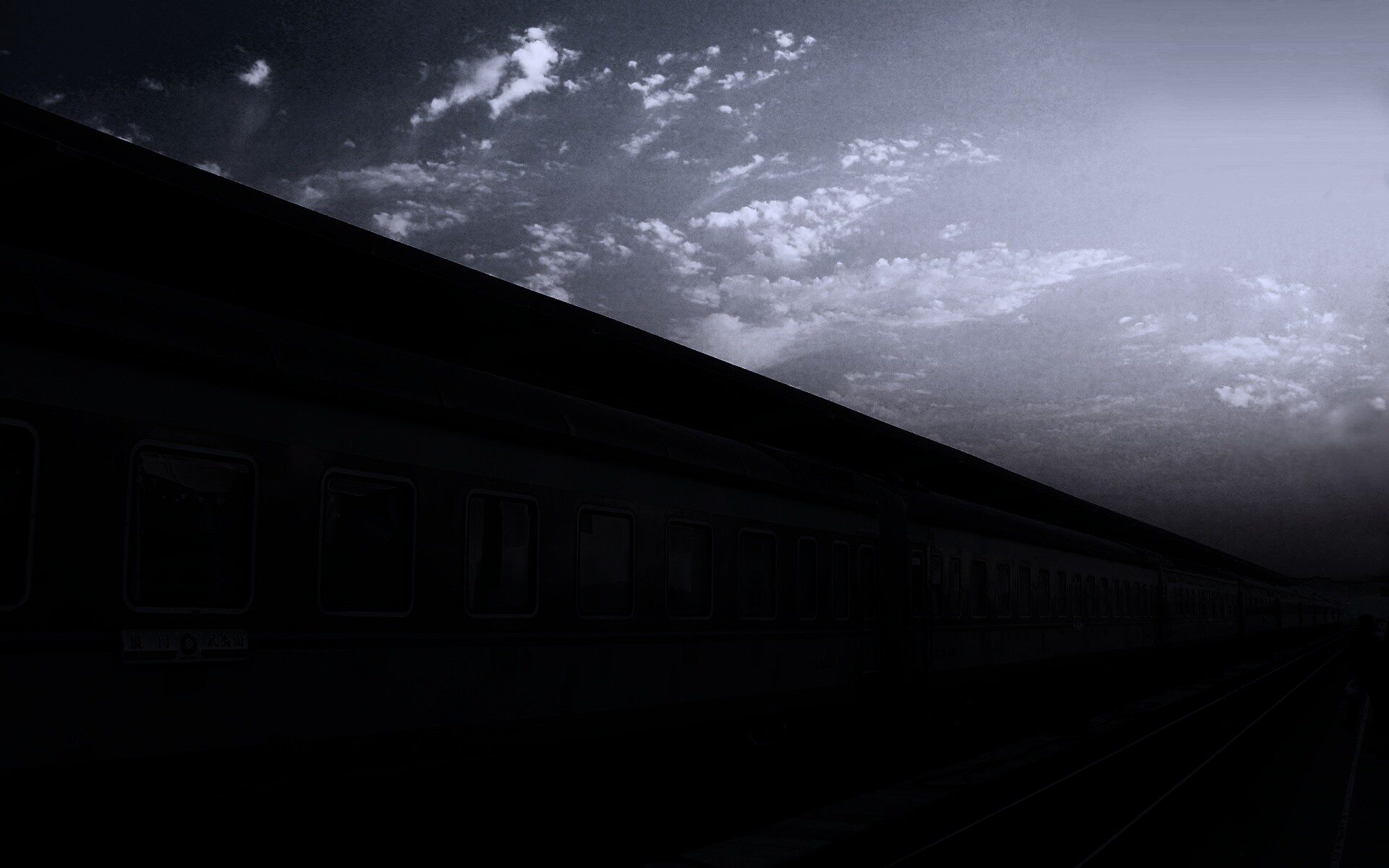 Пассажирский состав обои