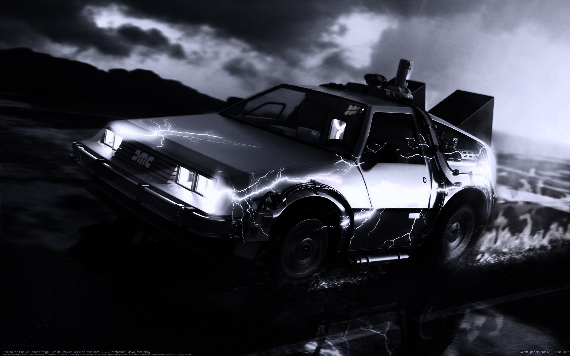 Машина времени обои