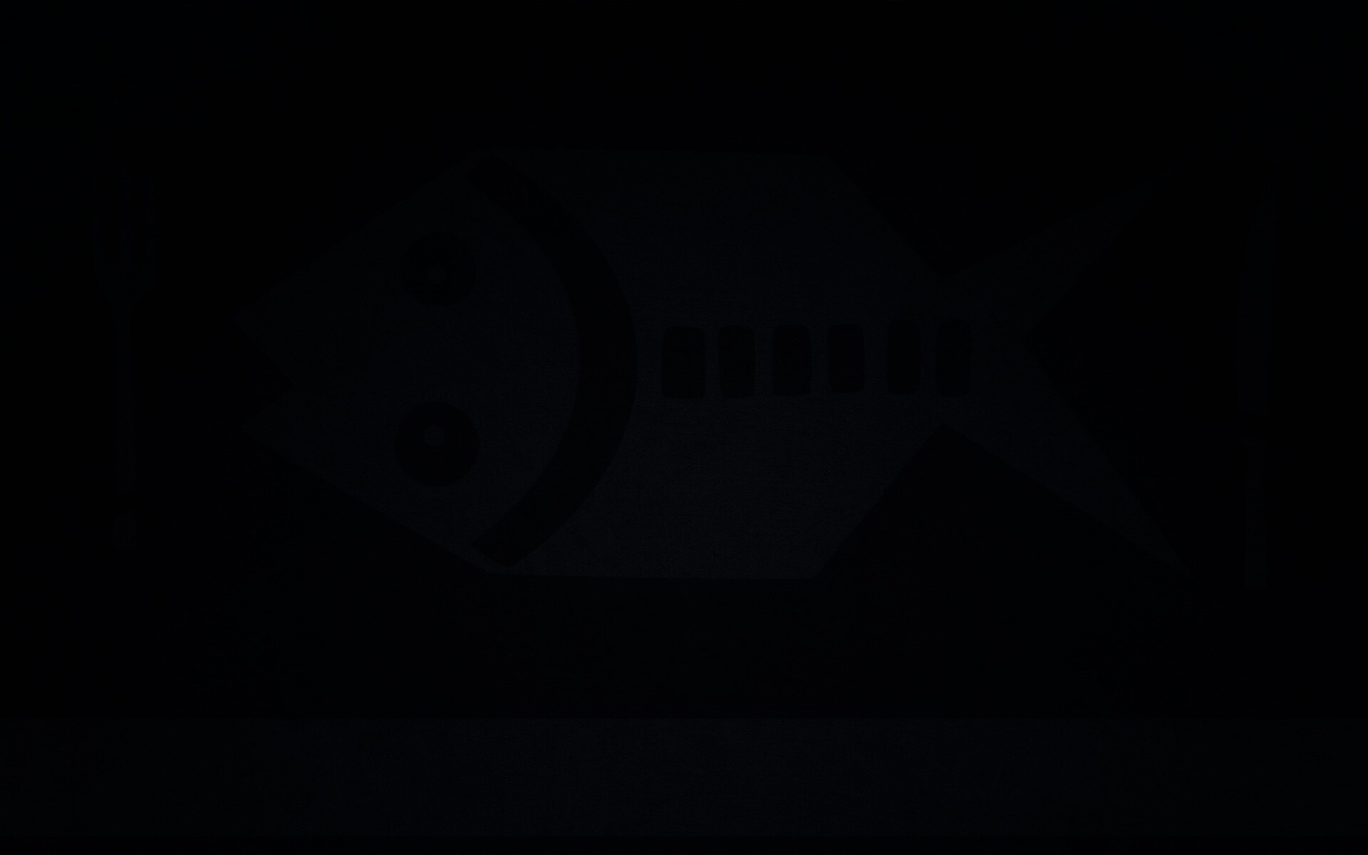 Вилка слева, нож справа обои