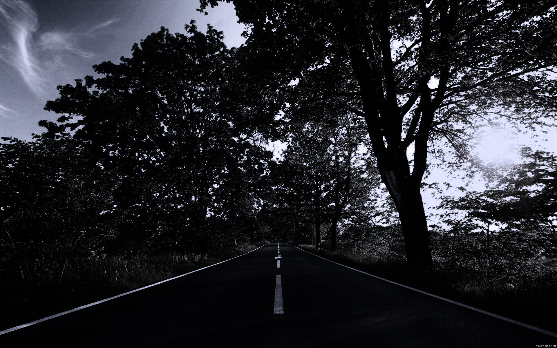 Прямая дорога обои