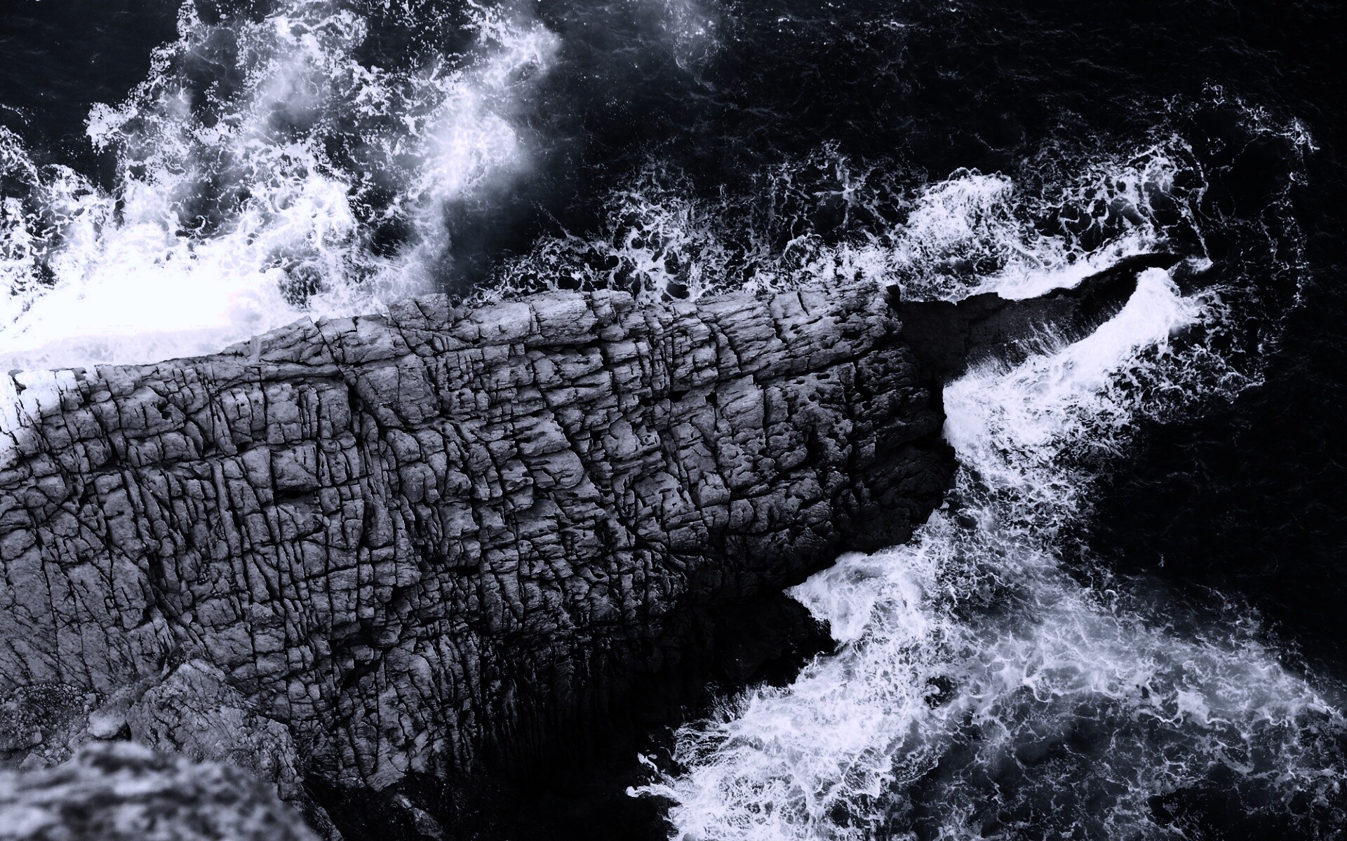 Водораздел в море обои