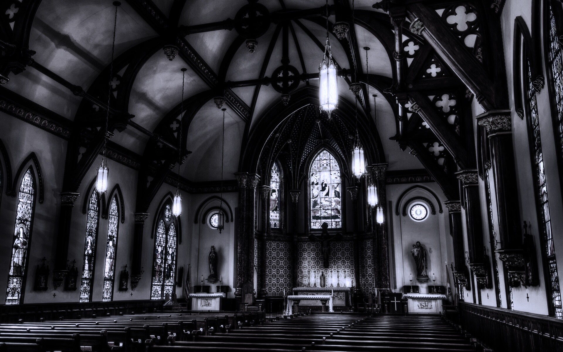 Внутреннее убранство собора обои