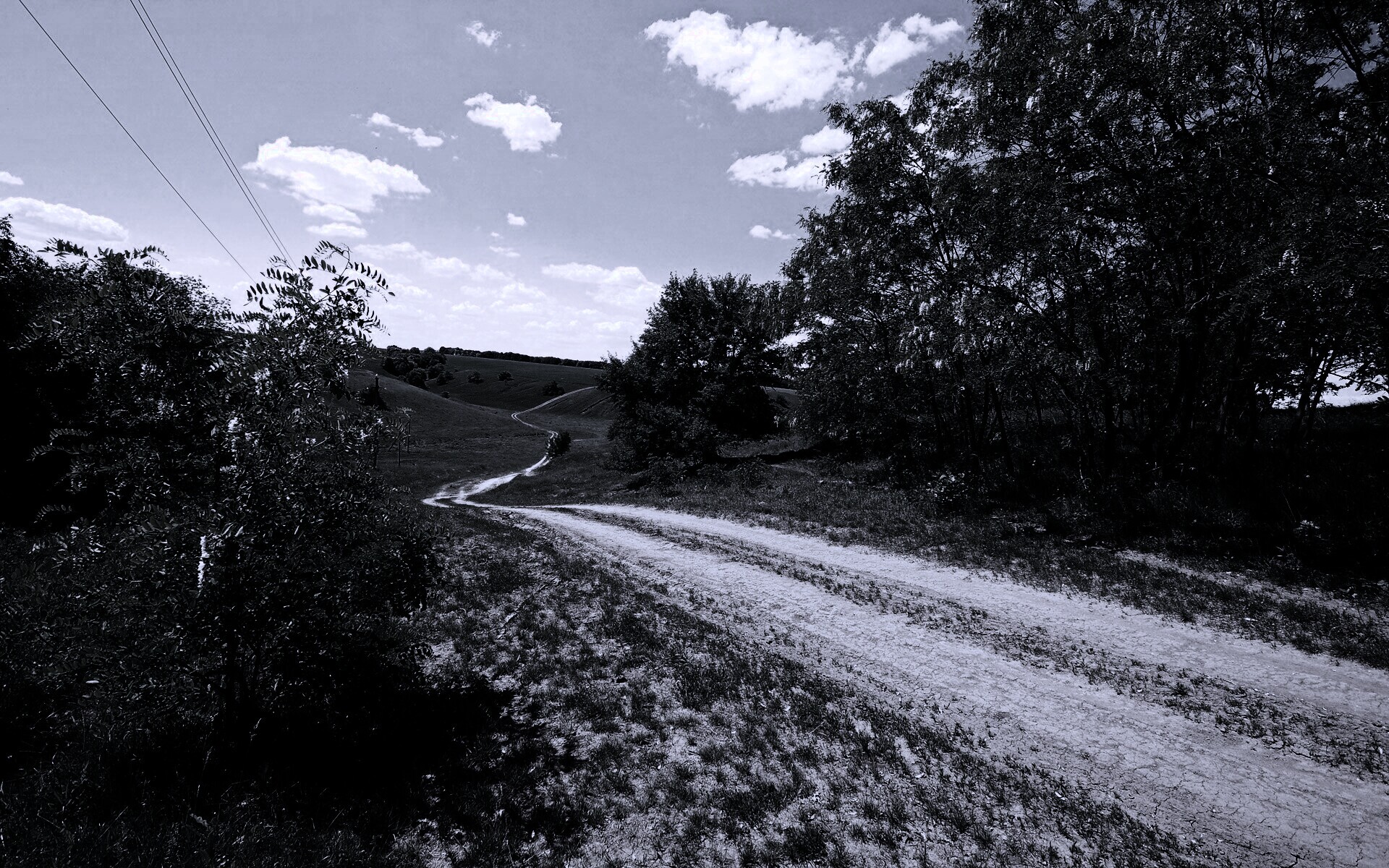 Просёлочная дорога обои