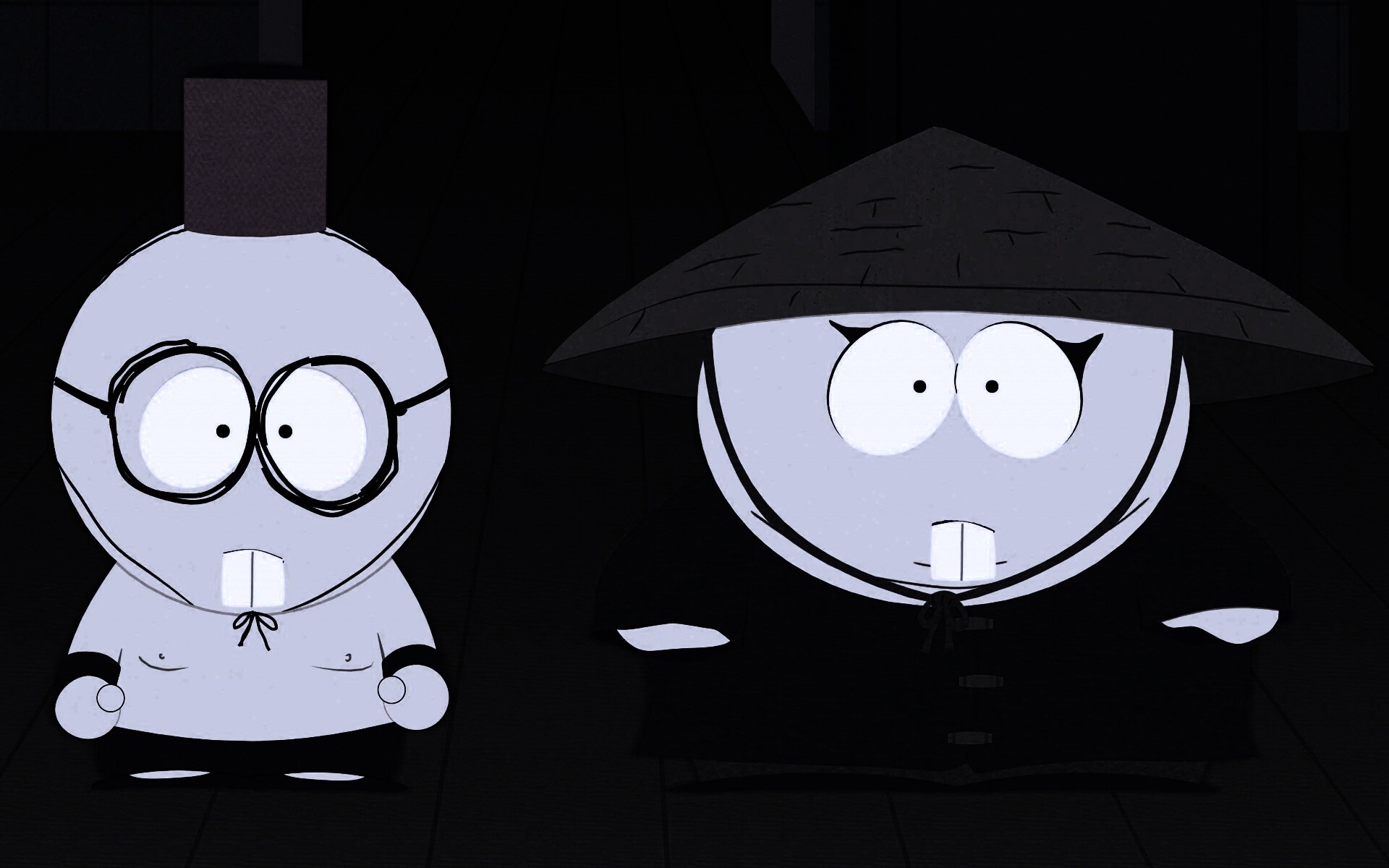 Баттерс Стотч и Эрик Картман в Китайской проблеме обои