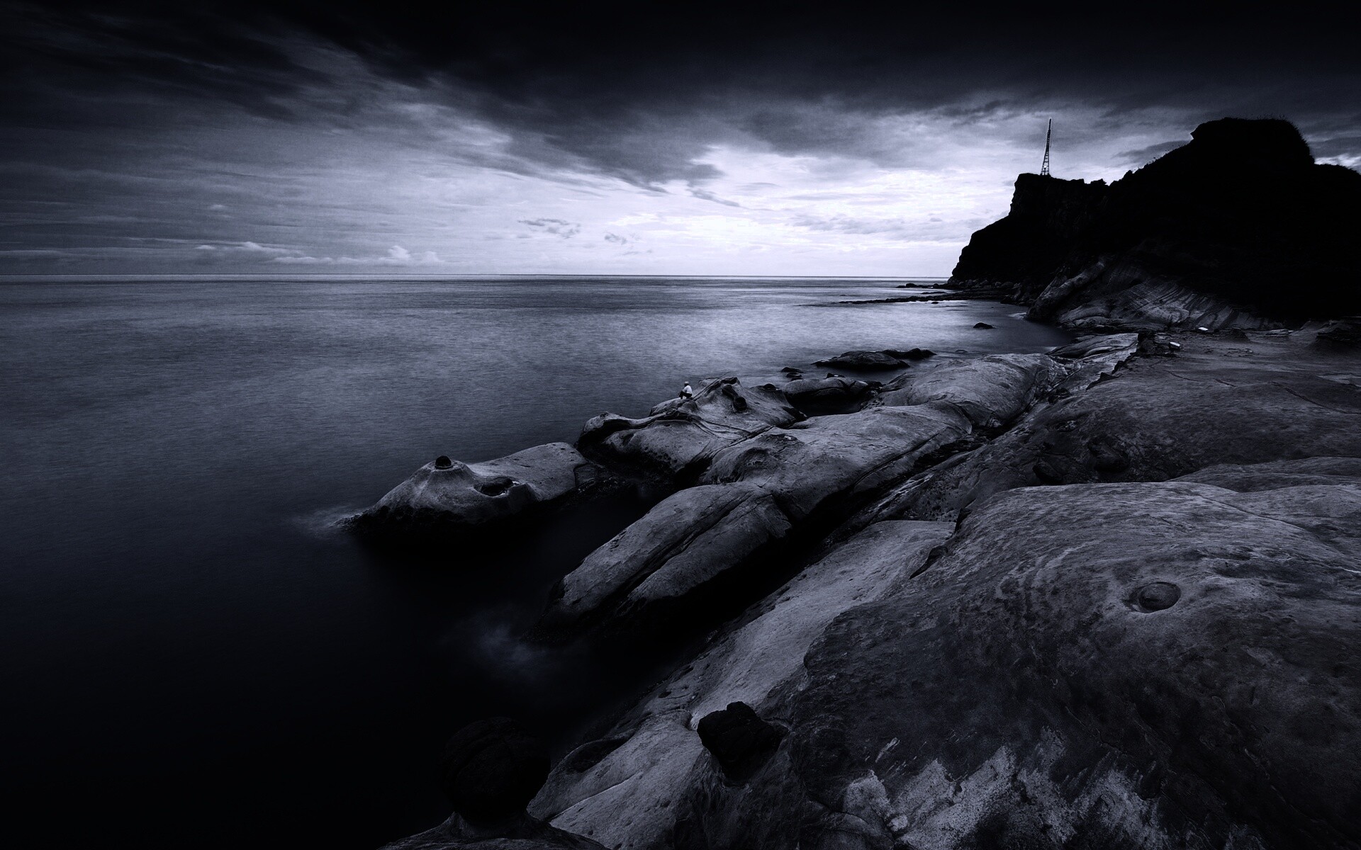 Замерзший мыс где-то там обои