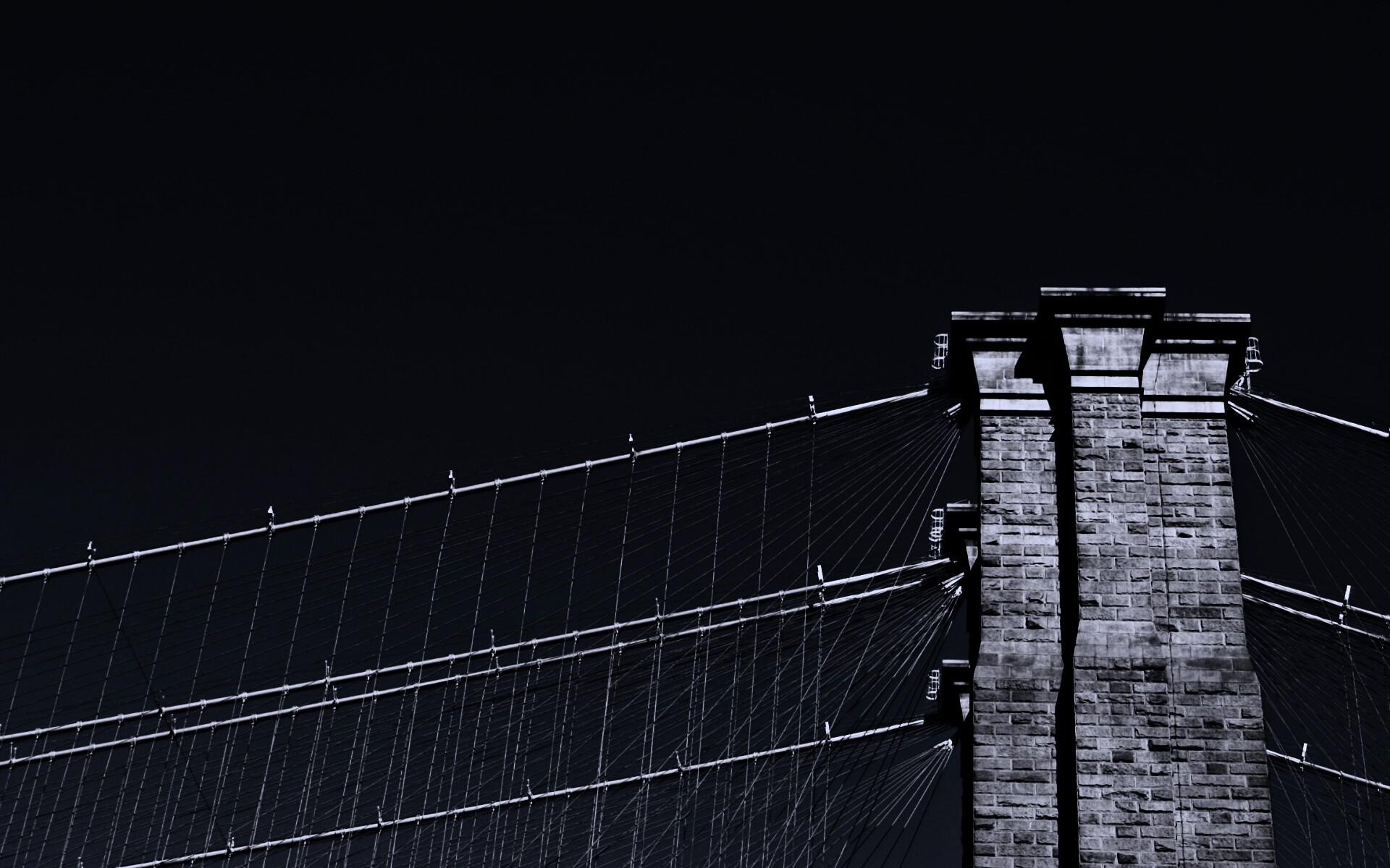 Одна из арок Бруклинского Моста обои