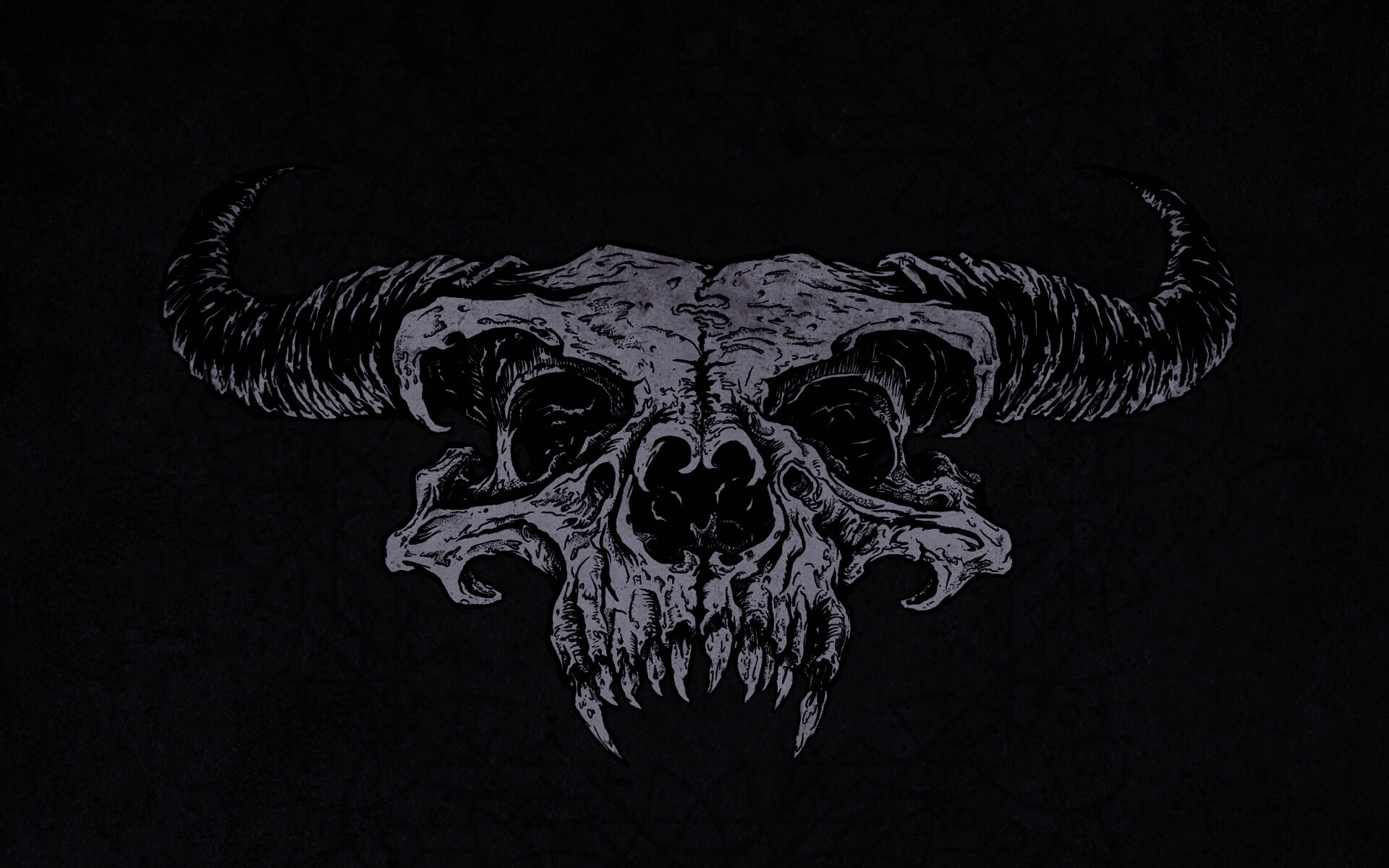 Череп дьявола обои