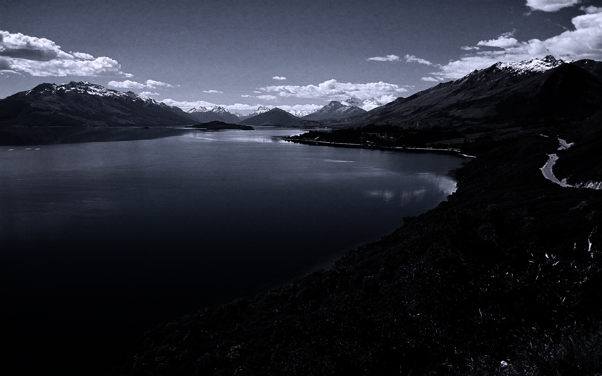 Горное озеро обои