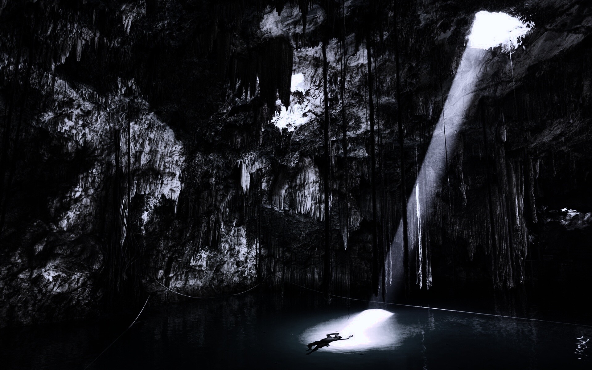 Пещера сталактитов обои