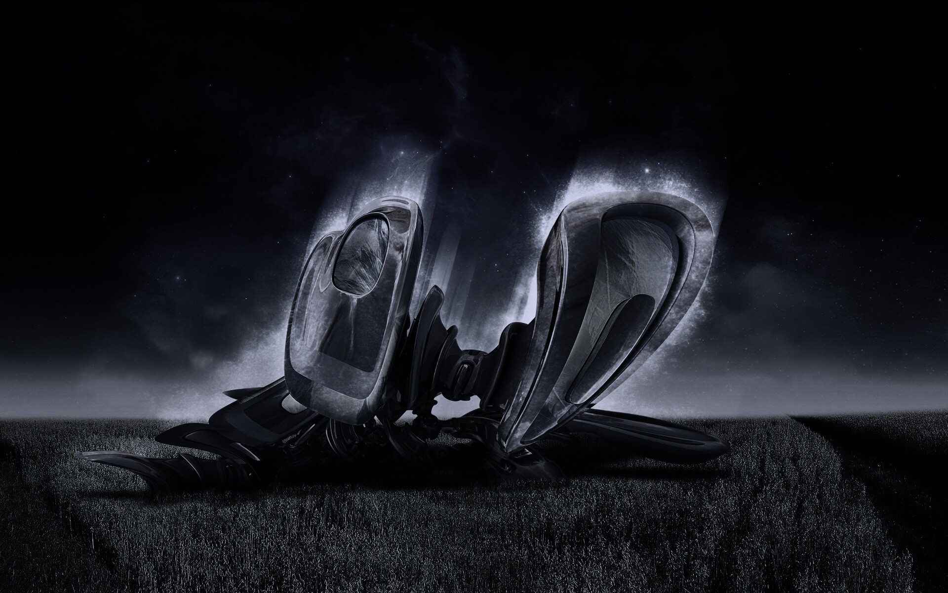 Нечто в поле обои