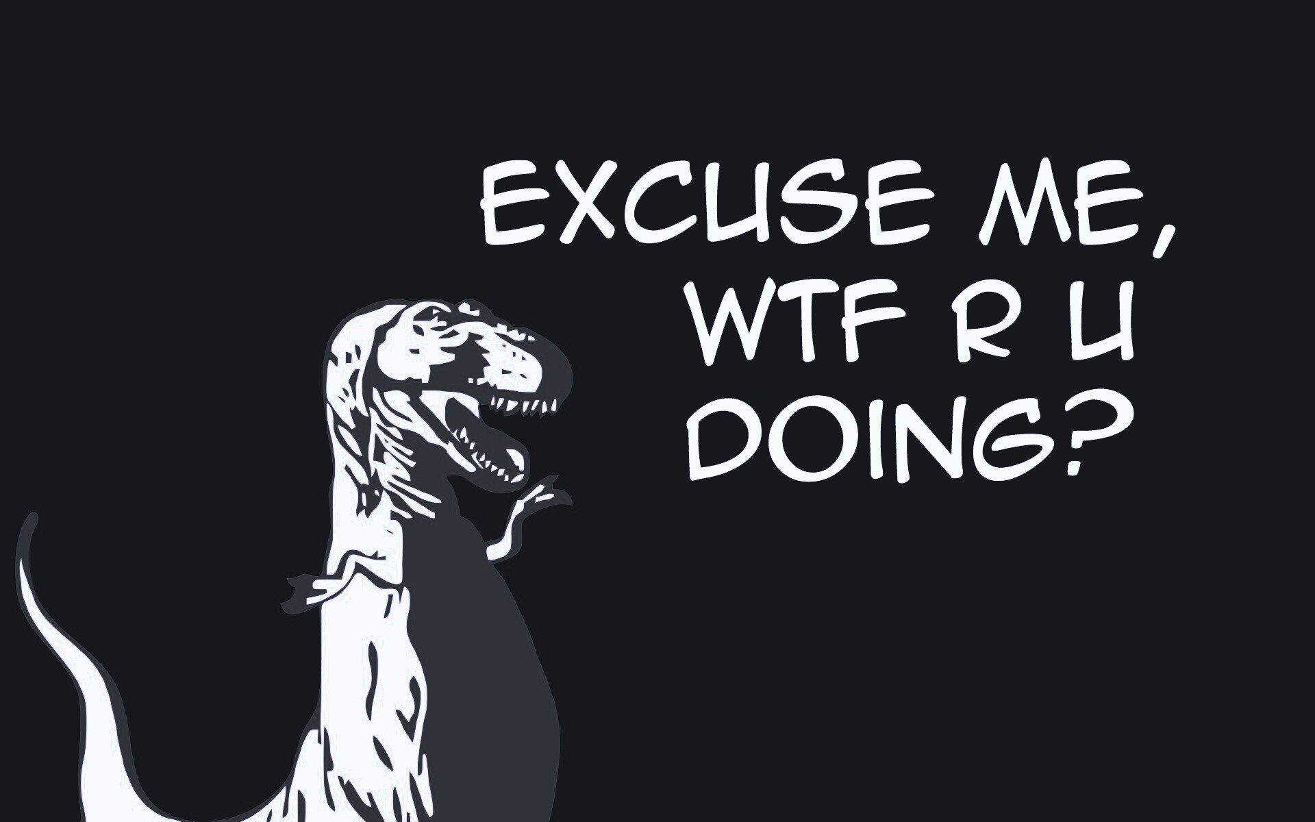 Excuse me, wtf are you doing? обои